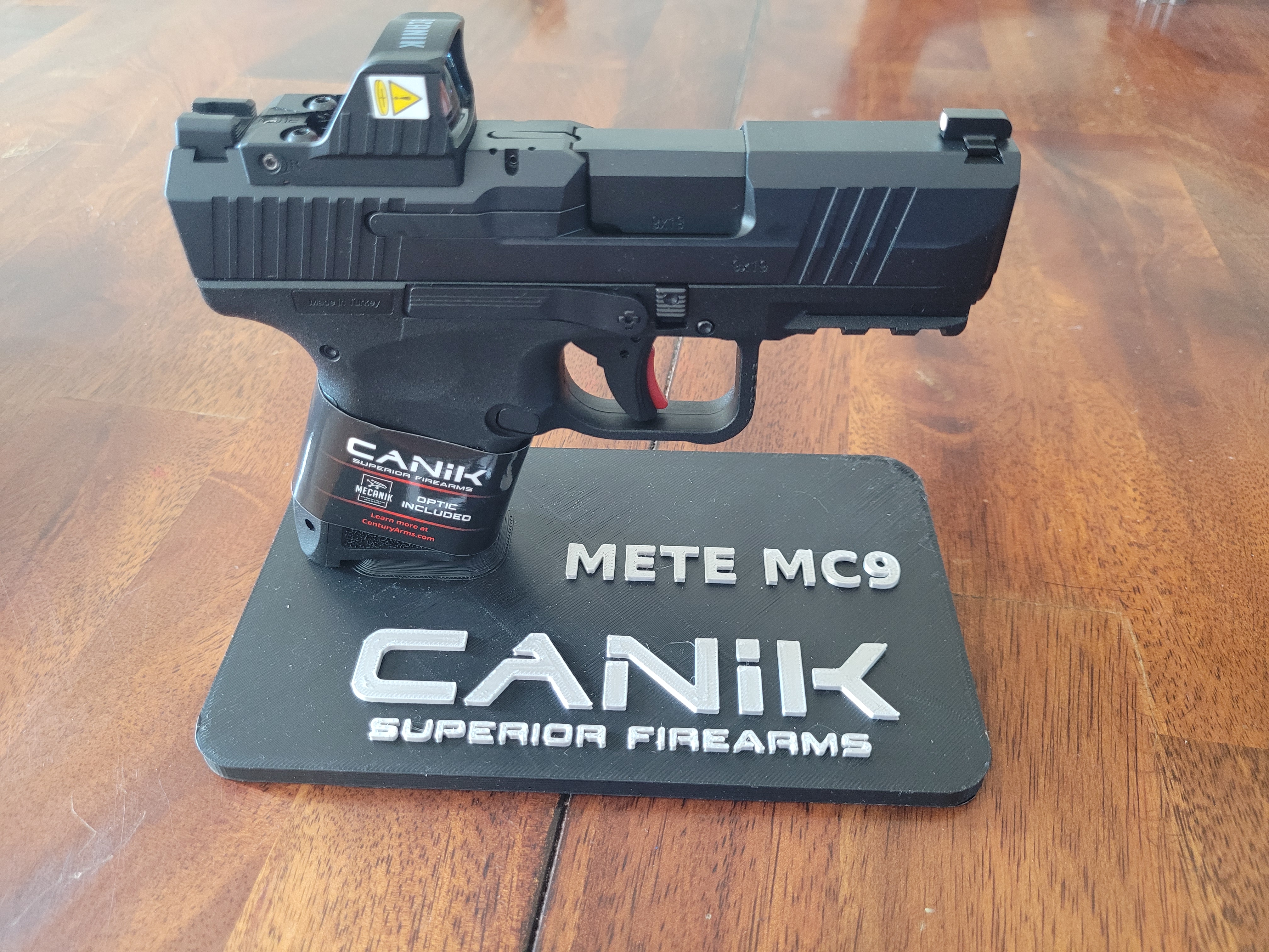 Canik MC9 with M01 Red Dot